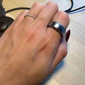 Gen 3 Horizon Oura Ring - Silver, Size 8